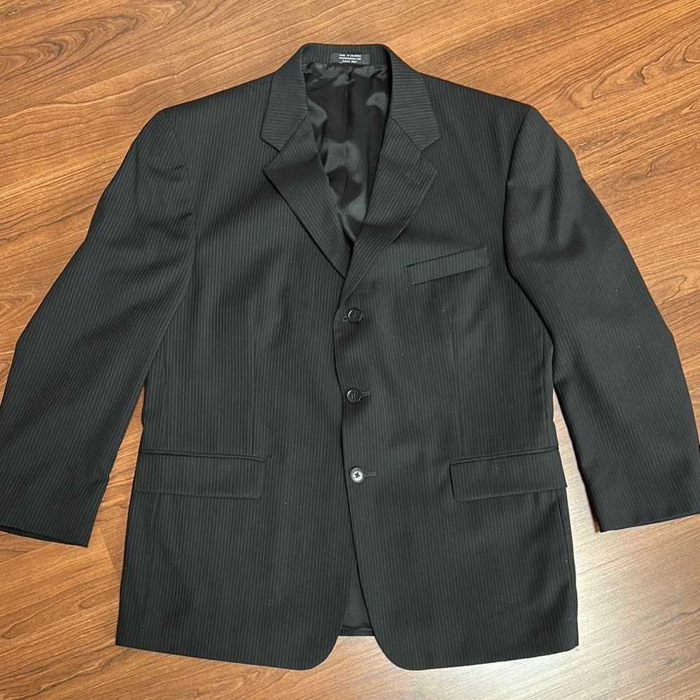 Pinstripe Men's Blazer